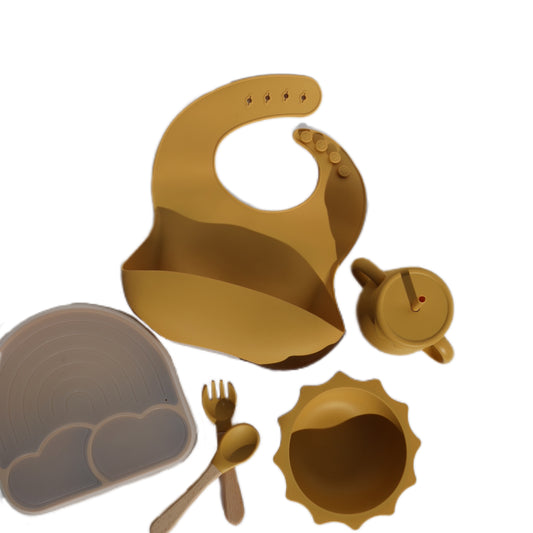 Kit de Alimentacion Infantil de Silicona
