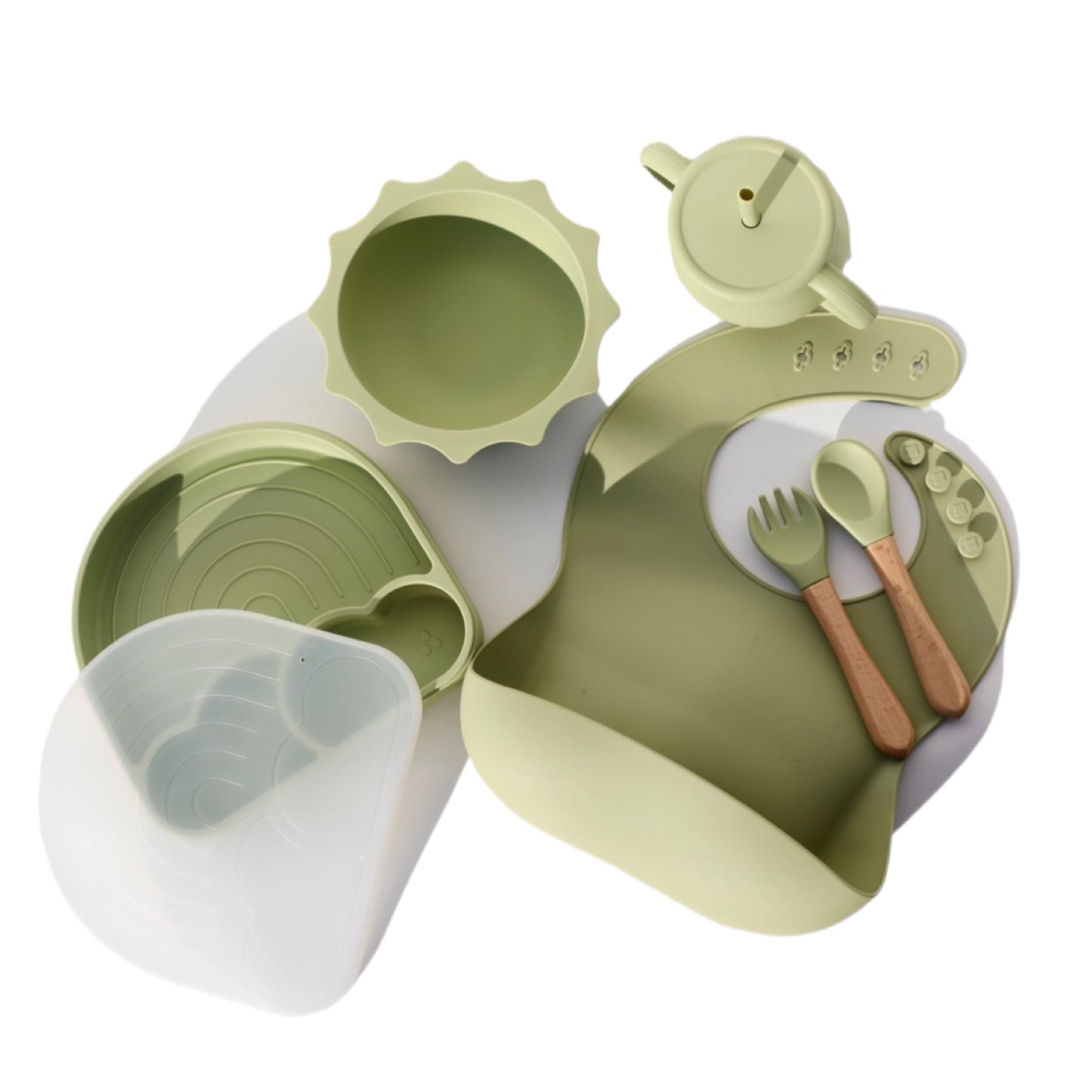 Kit de Alimentacion Infantil de Silicona