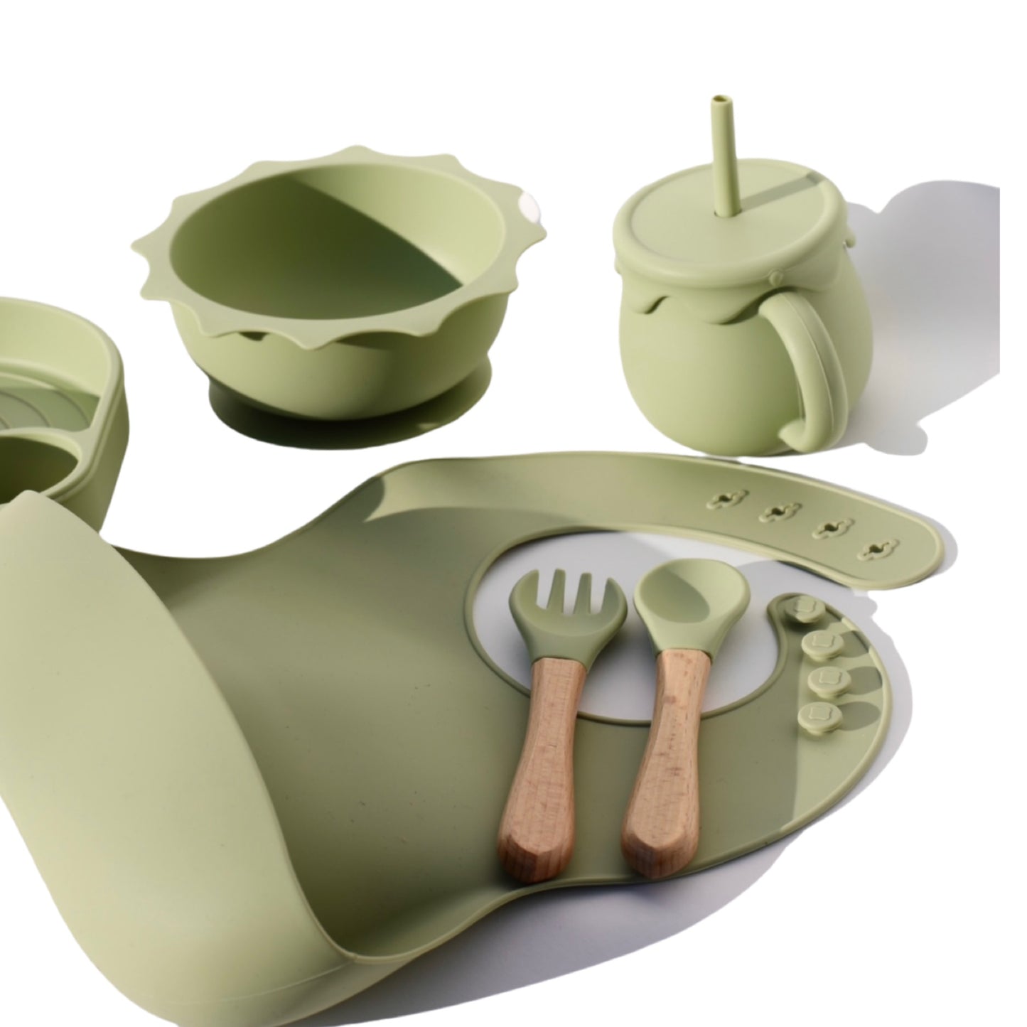 Kit de Alimentacion Infantil de Silicona